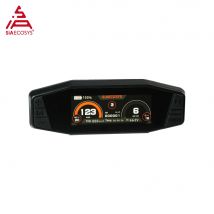SiAECOSYS New 3.13inch TFT SCJ313 Speedometer CAN BUS and One-Lin Protocol for Electric Motorcycle Long Gauge Adjustable Display