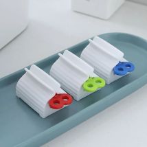 3 stücke Zahnpasta Squeezer Rolling Tube Zahnpasta Sitz halter Stand drehen Gesichts reiniger Quetsch spender Bad