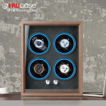 Jebely Schwarz Doppel uhrenbeweger Uhren Wickler für Automatische Uhren Uhren Box Schmuck Uhr Display Kollektor Speicher Mit LED