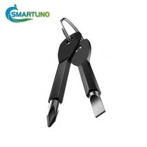 Mini Portable Self Defense Keychain Set Outdoor Multifunctional Suvival Tool Screwdriver Personal Defence Key Ring Silver Black