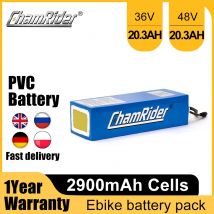 Cammino per bici elettrica 36V 48V 13ah 17.4ah 20.3ah con batteria ebike in PVC, batteria per scooter, bici elettrica con BMS 25A 30A 40A