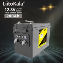 LiitoKala-batería LiFePO4 de 12V, 200Ah, 300Ah, 100Ah, 120Ah, 150Ah, para campistas, carrito de Golf impermeable, energía Solar todoterreno