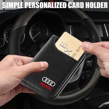 Car Styling portatile Custodia per patente di guida Custodia per carta di credito Accessori per Audi Sline TT RS S3 S4 S5 S6 S7 A3 A4 S