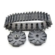 Gokarting elektrische Schnee schlammige Gebläse Schneemobil Raupe Allrad Gummi ketten atv utv suv