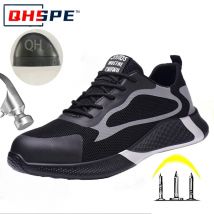 Arbeitsschutzschuhe für Herren, Anti-Smashing, Anti-Piercing-Funktionsschuhe, rutschfeste, atmungsaktive Bauschuhe, Sommerversion