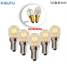 1/20 Pz 220 V E14 300 Gradi Resistente Alle Alte Temperature Forno A Microonde Lampadina Fornello 15 W 25 W Oro Argento Lampadina di illuminazione per la casa