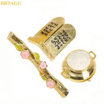 BRTAGG Accessori per l'Arca dell'Alleanza,Rod di Aaron / Manna / Pietra dei Dieci Comandamenti