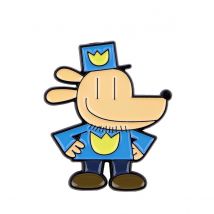Cartoon Detective Dog Enamel Pins Fun Brooch Badge on Backpack Lapel Pin Costume Accessories Fashion Jewelry Friends Gifts