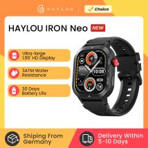 HAYLOU IRON NEO Smartwatch Display HD da 1,95 pollici 3ATM Impermeabile Chiamata Bluetooth 30 giorni Durata della batteria Sport Smart Watch per esterno