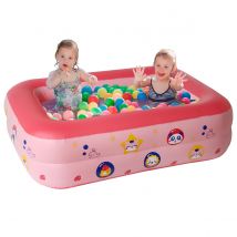 120 cm aufblasbarer Bällebadpool für Kinder, Kleinkinder, aufblasbares PVC-Schwimmbecken, 47 x 33,5 x 13,8 Zoll, Unisex, Rosa