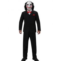 Billy Puppet Cosplay Costume For Adult Horror Movie Halloween Party Coat Shirt Vest Pants Bow Tie Mask Takerlama