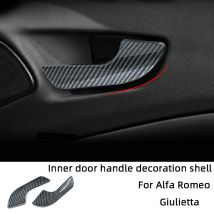 Maniglia interna della porta Decorazione Shell Copertura protettiva Adesivi per auto per Alfa Romeo Giulietta Accessori interni Trim