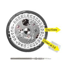 Giappone Originale Nh35 Movimento Corona A 3.8 3 6 Nh35A Con Data Nera Orologio Meccanico Automatico Quadrante Mods Riparazione Orologiaio