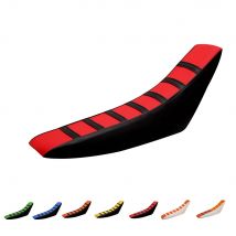 Motocross a strisce Soft-Grip Gripper Coprisedile morbido in gomma per KTM HUSQVARNA HONDA YAMAHA SUZUKI KAWASAKI