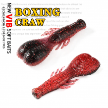 SUNMILE Stick Bait 6,2 cm 6,6 g Casting Schwere Gewichtete Weiche Kunststoff Köder Craw Künstliche Köder Silikon Shad Köder Für Bass angeln