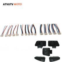 5 stücke 2/3/4 Pins Motorrad Knopfsc halter Stecker Kabelst ecker für Start horn Blinker Fernlicht schaltet Moped Roller