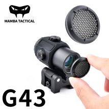Taktische kill flash g43 visier kill flash waben schild schattierung schutzhülle airsoft 3x lupe fernrohr metall zubehör