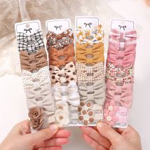 BABY BOWS 20 Teile/satz Handgemachte Stoff Gedruckt Haarspange Boutique Mini Boutique Pony Bogen Haar Clip Ins Daisy Hairgripes