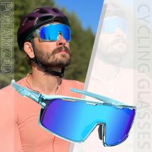 SCVCN Polarisierte Radfahren Sonnenbrille Männer Sport Brille Mountainbike Straße Fahrrad Brillen Fahren MTB UV400 Schutz Gläser