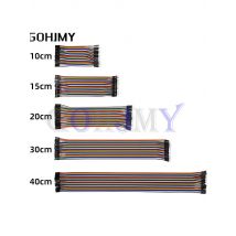 Dupont Line 10CM 20CM 30CM 40Pin Male To Male + Male To Female And Female To Female  Wire Dupont Cable For Arduino DIY KIT