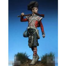1/32 Private, 42nd Highlanders, 54mm, Resin Model figure, Unassembled and unpainted kit
