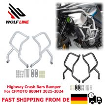 WOLFLINE per 800MT Motore Guard Paraurti per CFMOTO 800MT Highway Crash Bar Paraurti Moto Telaio di Protezione Paraurti 2021-2024