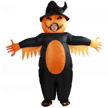 Kürbis aufblasbares Kleid Halloween Party Atmosphäre Requisiten gehen aufrecht Kürbis Mann aufblasbares Kleid