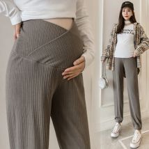 Neue Sport Casual Baumwolle Mutterschaft Hosen Frühling Herbst Dünne Bauch Kleidung für Schwangere Frauen Schwangerschaft Hosen Kleidung