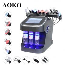 AOKO Aggiornato 10 in 1 Bolle Cura della pelle Spa facciale Purificazione dell'idrogeno Pulizia del viso Macchine di bellezza professionali