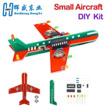 DIY Elektronisches Kit Kleines Flugzeug CD4017 Durchflusslampe Schweißübung Elektronische Wissenschaft Montagesatz Blinkende LED-Leiterplatte