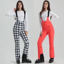 Pantaloni da sci nuovi invernali 2025 pantaloni da neve Slim femminili tute da sci antivento sportive da donna tute da Snowboard da montagna all'aperto