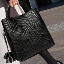 Luxus Top Layer Leder Handtaschen Minimalismus weiche Kalbsleder lässige Einkaufstasche Mode Frauen Damen Handtasche