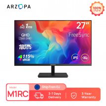 ARZOPA 27 pollici 180Hz QHD 2560x1440 115% sRGB Monitor IPS veloce Display per PC Monitor da gioco FreeSync M1RC