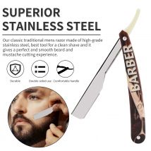 Salon Barber Muster Rasierer Manuelle Rasierer Gerade Kante Rack Falten Rasieren Bart Scharfe Cutter Halter Barbershop Zubehör