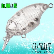 Dr.Holife 20 TEILE/LOS Schwimmende Unlackierte Crankbait Rohlinge Locken Künstliche Bass Köder 5,5 CM 7G Harten Köder Für DIY angeln Lockt