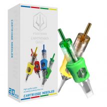 20Pcs POSEIDON Pro Cartridges Tattoo Needles Ultra Tight Liner Long Taper Professional Safty Tattoo Needles
