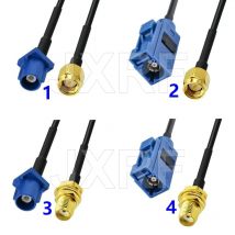 JXRF SMA a FAKRA C tipo Adattatore Antenna GPS Cavo di prolunga Fakra RG174 Pigtail Jumper per VW Seat Benz Ford