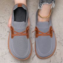 Scarpe da ginnastica semplici con piedi larghi da donna Maglia minimalista Comode scarpe Zero Drop Nuove scarpe da ginnastica a piedi nudi alla moda traspiranti da donna