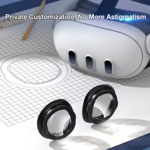 Protezione per copriobiettivo antigraffio per accessori Meta Quest 3 VR Montature per occhiali magnetiche Protezione per lenti anti-luce blu