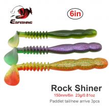 ESFISHING Neuer großer Kunststoff-Weichköder Rock Shiner 150 mm 23 g Karpfenangeln und Fischspielköder