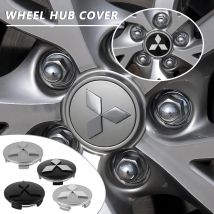4Pcs 56/60MM Car Wheel Center Hub Caps Badge Tire Rim Cover For Mitsubishi ASX Lancer Pajero Outlander Colt Galant L200 Ralliart