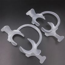Dental Kieferorthopädische C Typ Mund Opener Transparent Zahn Intraorale Lip Wange Retractor mit Griff Zahnarzt Werkzeug