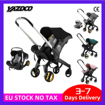Cochecito para bebé, cochecito 4 en 1, cochecito 3 en 1, silla de auto, cochecito ligero, negro elegante