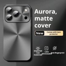 Luxus Laser Aurora CD Muster Matte Fall Für IPhone Air 16 15 14 13 12 11 17 Pro Max Plus Objektiv film Schutz Stoßfest Abdeckung
