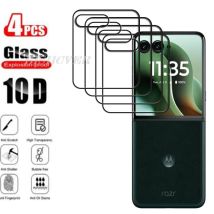 4PCS 3D Curved Full Camera Lens Film For Motorola Razr 50 Ultra (Razr+ 2024) Razr50 60 Pro 2024 2025 Tempered Protector Glass