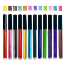 Mehrfarbiger 2,0 mm automatischer Bleistift-Ersatz-Bleinkern für Schule, Büro, Skizzieren, Malen, Schreiben, Schreibwaren