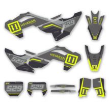 SPACE Für Husqvarna TC FC TE FE TX FX FS2023 2024 Motorrad Grafiken Hintergrund Aufkleber Aufkleber Kits Nummer Name Custom