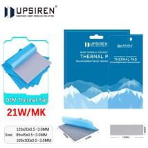 Upsiren 21W/mk 0.75/1.25/1.75mm GPU CPU Dissipatore di Calore di Raffreddamento Pad In Silicone Conduttivo di Alta Qualità Originale autentico cuscinetto termico