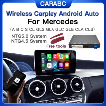 CARABC Wireless CarPlay Android Auto für NTG4.5 NTG5.0 Mercedes Benz A B C E Klasse GLA CLA CLE W205 W176 W204 W246 W167