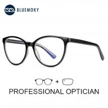 BLUEMOKY Schmetterling Brillen Trendy Quadratische Progressive Optische Brillen Für Männer Frauen Anti-Blau Licht Myopie Glas